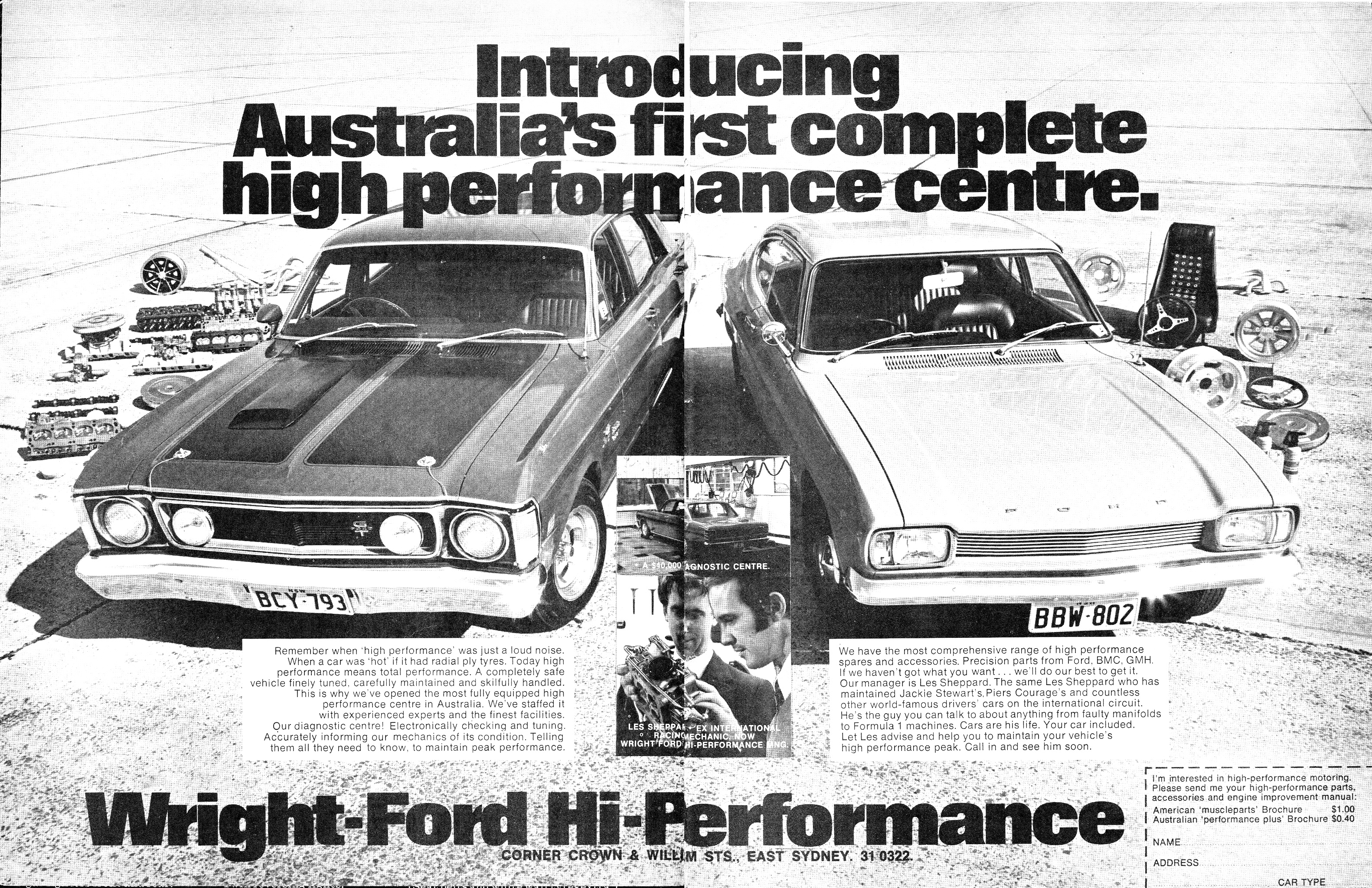 1970 Wright-Ford Hi Performance XW-GT & Capri 